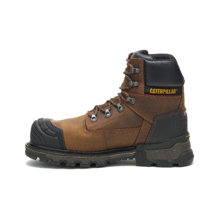 Caterpillar Boots: Men's P90991 Dark Brown 6" Waterproof Composite Toe Boots 4 Caterpillar Boots: Men's P90991 Dark Brown 6" Waterproof Composite Toe Boots - Image 2