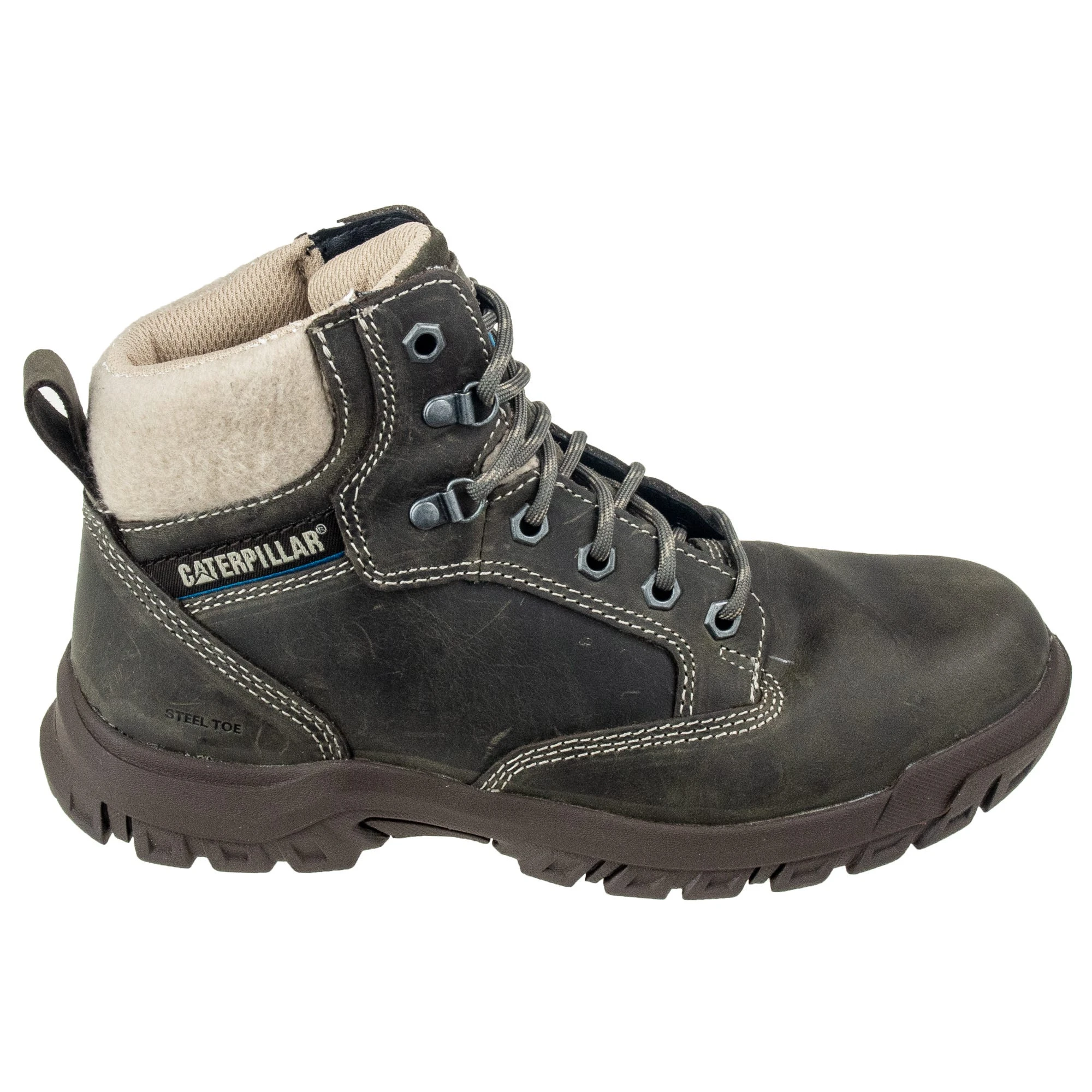 Caterpillar Boots: Women's P91008 Tess Gull Grey Steel Toe Work Boots 8 Caterpillar Boots: Women's P91008 Tess Gull Grey Steel Toe Work Boots - Image 6
