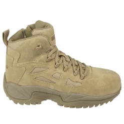 Reebok Boots: Men's Tan RB8694 Rapid Response EH Composite Toe Military Boots -doublehboots shop rb8694 2