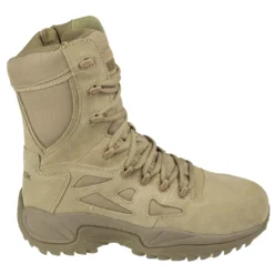 Reebok Boots: Men's Tan RB8894 Rapid Response EH Composite Toe Military Boots -doublehboots shop rb8894 2