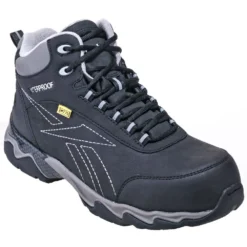 Reebok Boots: Men's RB1067 Black Met Guard Waterproof Composite Toe Boots -doublehboots shop reebok rb1067 p 01