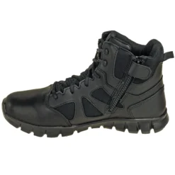 Reebok Boots: Men's 6-Inch RB8605 EH Black Sublite Cushion Side Zip Tactical Boots -doublehboots shop reebok rb8605 i 01