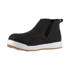 Reebok Boots: Women's RB256 Black White Composite Toe High Top EH Work Boot -doublehboots shop reebok rb256 ever road 3.0 dmx work 03edit