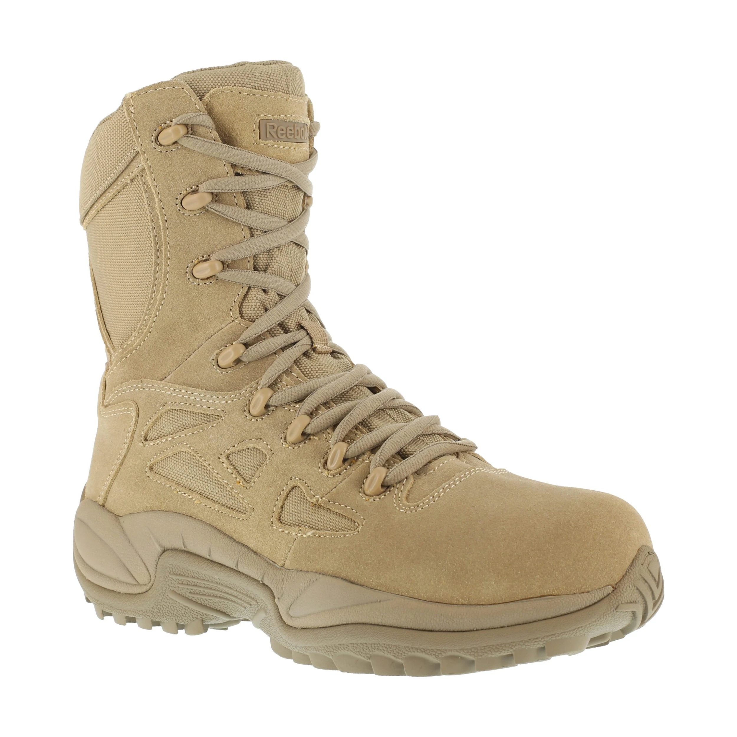 Reebok Boots: Men's Tan RB8895 Rapid Response Non Metallic Military Boots 5 Reebok Boots: Men's Tan RB8895 Rapid Response Non Metallic Military Boots - Image 3