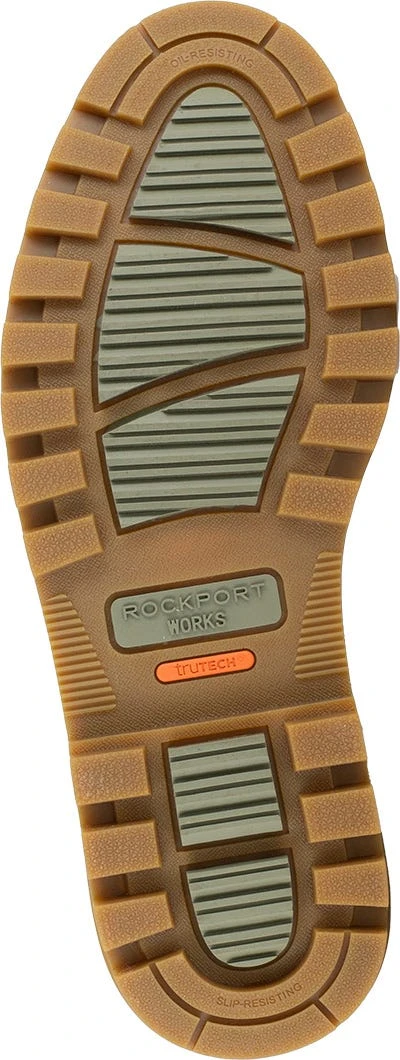 Rockport Works Boots: Men's RK6710 Brown Alloy Toe Weather EH Mocassin Work Boot 4 Rockport Works Boots: Men's RK6710 Brown Alloy Toe Weather EH Mocassin Work Boot - Image 2