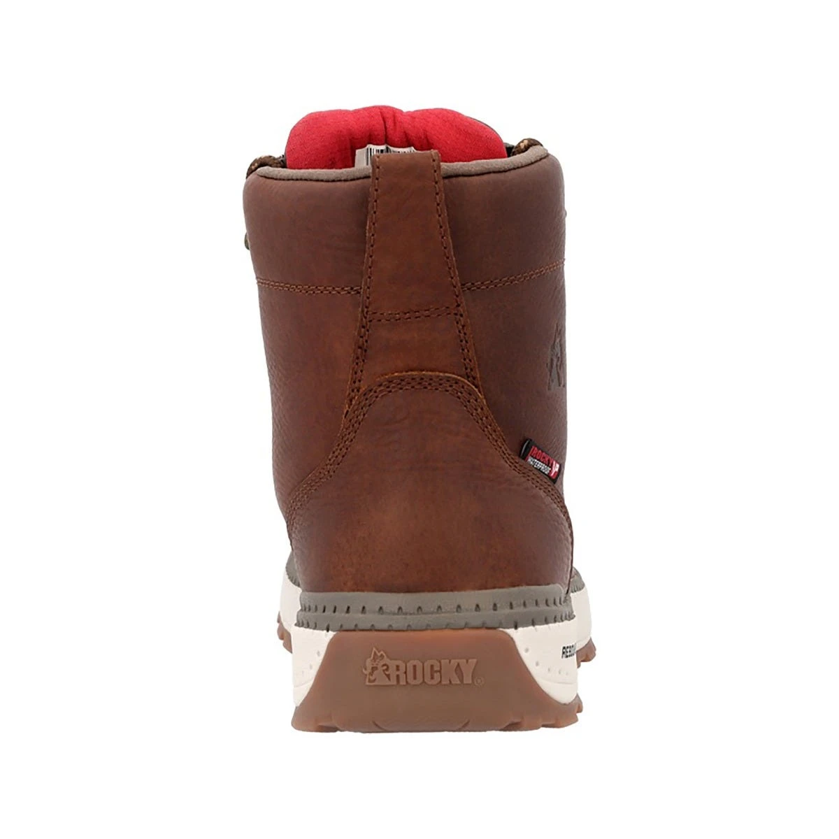 Rocky Boots: Men's RKK0435 Tobacco Composite Toe 6" Rebound Wedge Waterproof Work Boot 6 Rocky Boots: Men's RKK0435 Tobacco Composite Toe 6" Rebound Wedge Waterproof Work Boot - Image 4