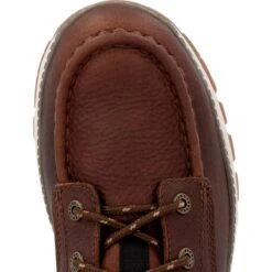 Rocky Boots: Men's RKK0434 Tobacco Soft Toe 6" Rebound Wedge Waterproof Work Boot -doublehboots shop rkk0434 birdseyeedit