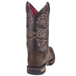 Rocky Boots: Men's Steel Toe 6654 EH Waterproof Cowboy Boots -doublehboots shop rocky fq6654 b 01