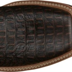 Justin Boots: Men's SE4833 Brown Composite Square Toe Derrickman Cowboy Work Boot -doublehboots shop se4833 617x563 top