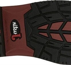 Justin Boots: Men's SE4835 Brown Ostrich Print Composite Square Toe Derrickman Cowboy Work Boots -doublehboots shop se4835 617x563 outsole