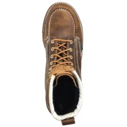 Thorogood Boots: Men's Steel Toe 804-4378 EH USA-Made Brown Work Boots -doublehboots shop thorogood 804 4378 t 01 1