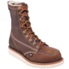 Thorogood Boots: Men's 804-4478 USA-Made Brown EH Steel Toe Work Boots -doublehboots shop thorogood 804 4478 p 01