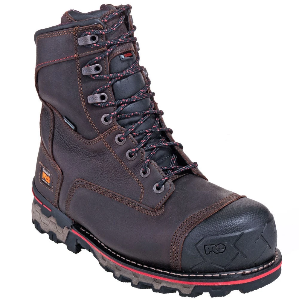 Timberland Pro Boots: Men's TB0A128P 214 Brown Waterproof Insulated Composite Toe Boots 7 Timberland Pro Boots: Men's TB0A128P 214 Brown Waterproof Insulated Composite Toe Boots - Image 5