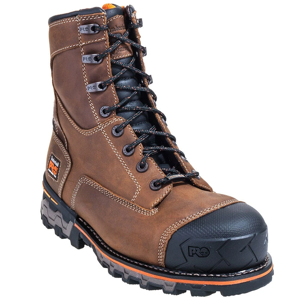 Timberland PRO Boots: Men's Brown 92671 Boondock EH Composite Toe Boots 5 Timberland PRO Boots: Men's Brown 92671 Boondock EH Composite Toe Boots - Image 3
