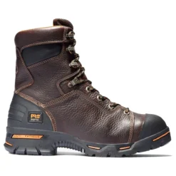 Timberland PRO Boots: Men's Endurance PR 52561 Brown 8" Steel Toe Work Boots -doublehboots shop tmb pro 52561