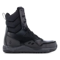 Volcom Boots: Men's VM30704 Black Composite Toe Street Shield Skate-Inspired 8" Tactical Side Zipper Boot -doublehboots shop volcom vm30704 street shield 01edit