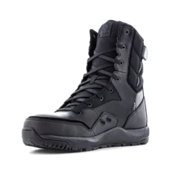 Volcom Boots: Men's VM30704 Black Composite Toe Street Shield Skate-Inspired 8" Tactical Side Zipper Boot -doublehboots shop volcom vm30704 street shield 03edit