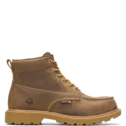 Wolverine Boots: Men's W221049 Tan Steel Toe Floorhand Moc Toe Waterproof Work Boot 9 Wolverine Boots: Men's W221049 Tan Steel Toe Floorhand Moc Toe Waterproof Work Boot -doublehboots shop w221049 1