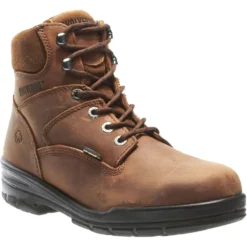 Wolverine Boots: Men's 2053 Durashocks Steel Toe Brown Boots -doublehboots shop wbsm w02053 032315 s16 045