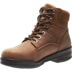 Wolverine Boots: Men's 2053 Durashocks Steel Toe Brown Boots -doublehboots shop wbsm w02053 032315 s16 135