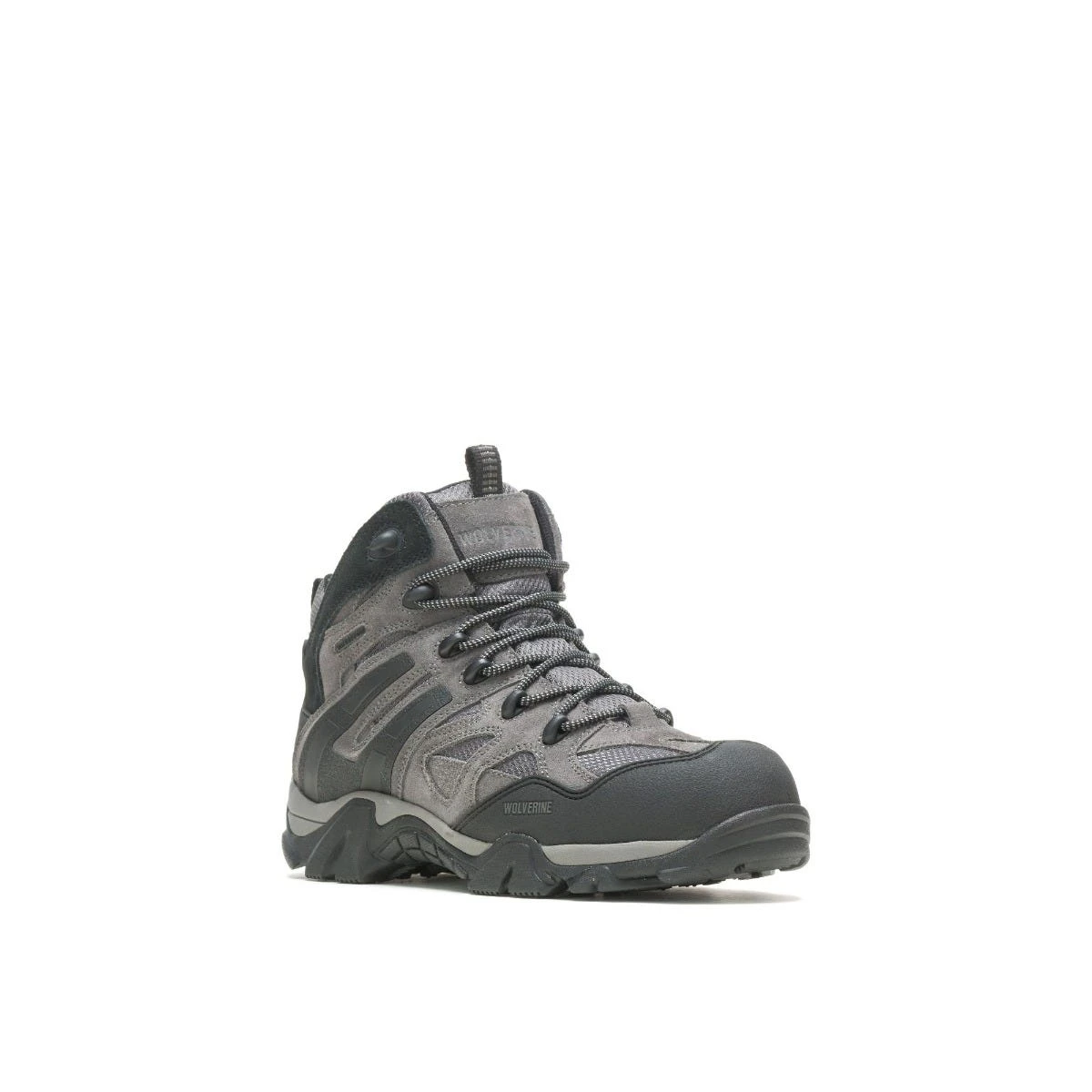 Wolverine Boots: Men's W080030 Charcoal Grey Composite Toe Wilderness Hiker Work Boot 3 Wolverine Boots: Men's W080030 Charcoal Grey Composite Toe Wilderness Hiker Work Boot