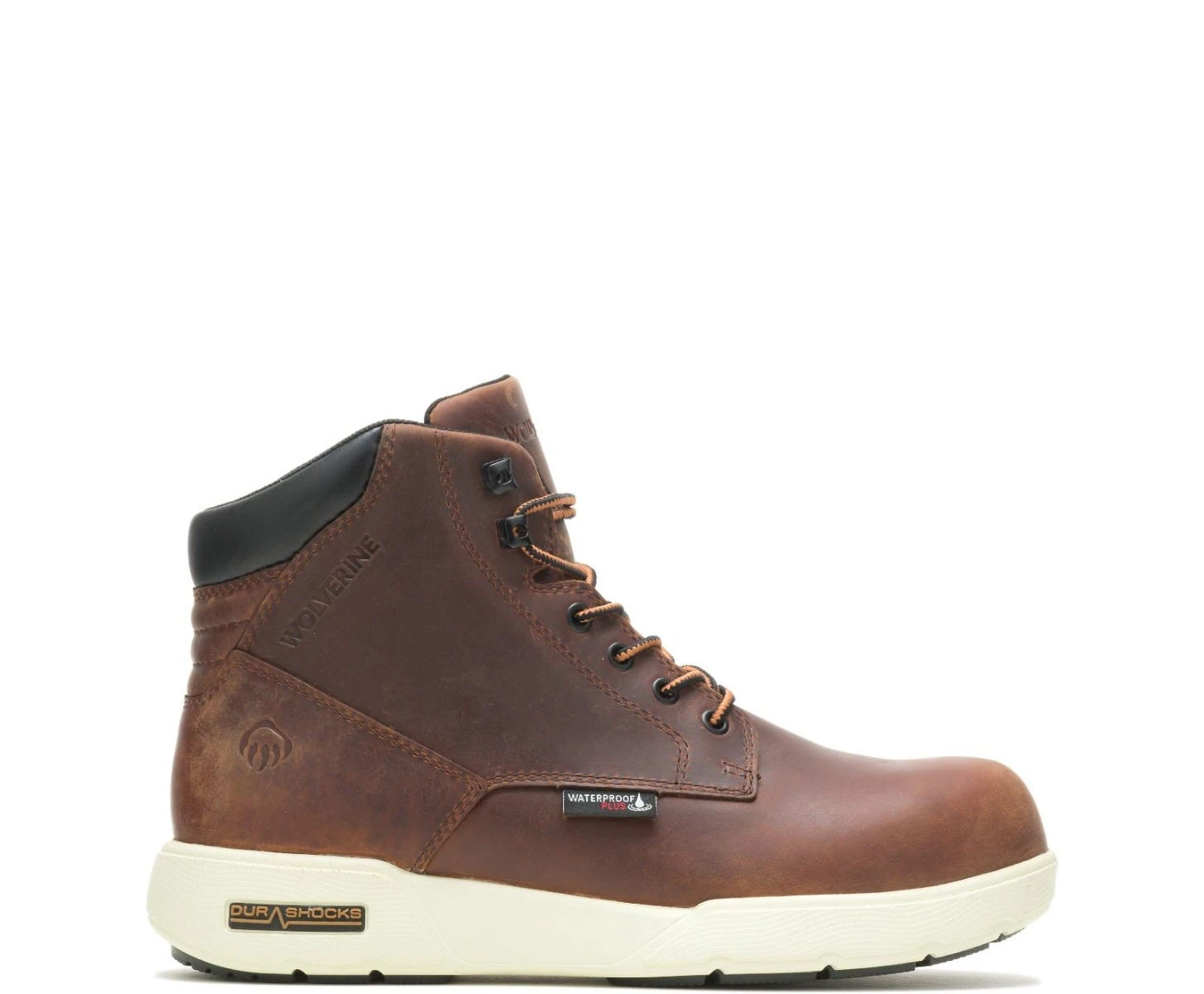 Wolverine Boots: Men's W080036 Peanut Carbon Toe Kickstart Durashocks Carbonmax 6" Work Boot 3 Wolverine Boots: Men's W080036 Peanut Carbon Toe Kickstart Durashocks Carbonmax 6" Work Boot