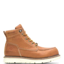 Wolverine Boots: Men's W201097 Tan Carbonmax Toe I-90 Durashocks 6" Work Boot -doublehboots shop wbsm w201097 082720 f20 000 1