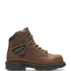 Wolverine Boots: Men's 201175 Tobacco 6" Hellcat CarbonMax Waterproof Work Boot 8 Wolverine Boots: Men's 201175 Tobacco 6" Hellcat CarbonMax Waterproof Work Boot -doublehboots shop wbsm w201175 091719 f20 000 1