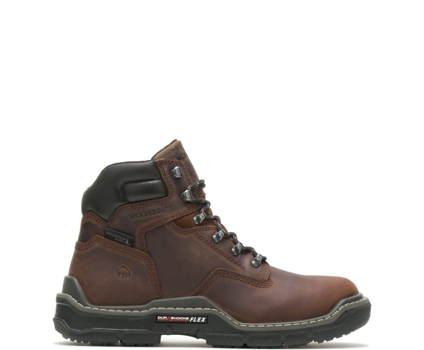 Wolverine Boots: Men's W210081 Peanut Soft Toe Raider Waterproof Durashocks 6" Work Boot 4 Wolverine Boots: Men's W210081 Peanut Soft Toe Raider Waterproof Durashocks 6" Work Boot - Image 2