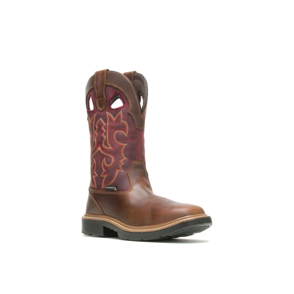 Wolverine Boots: Men's W211132 Red Steel Toe Rancher Durashocks Wellington Work Boots 3 Wolverine Boots: Men's W211132 Red Steel Toe Rancher Durashocks Wellington Work Boots