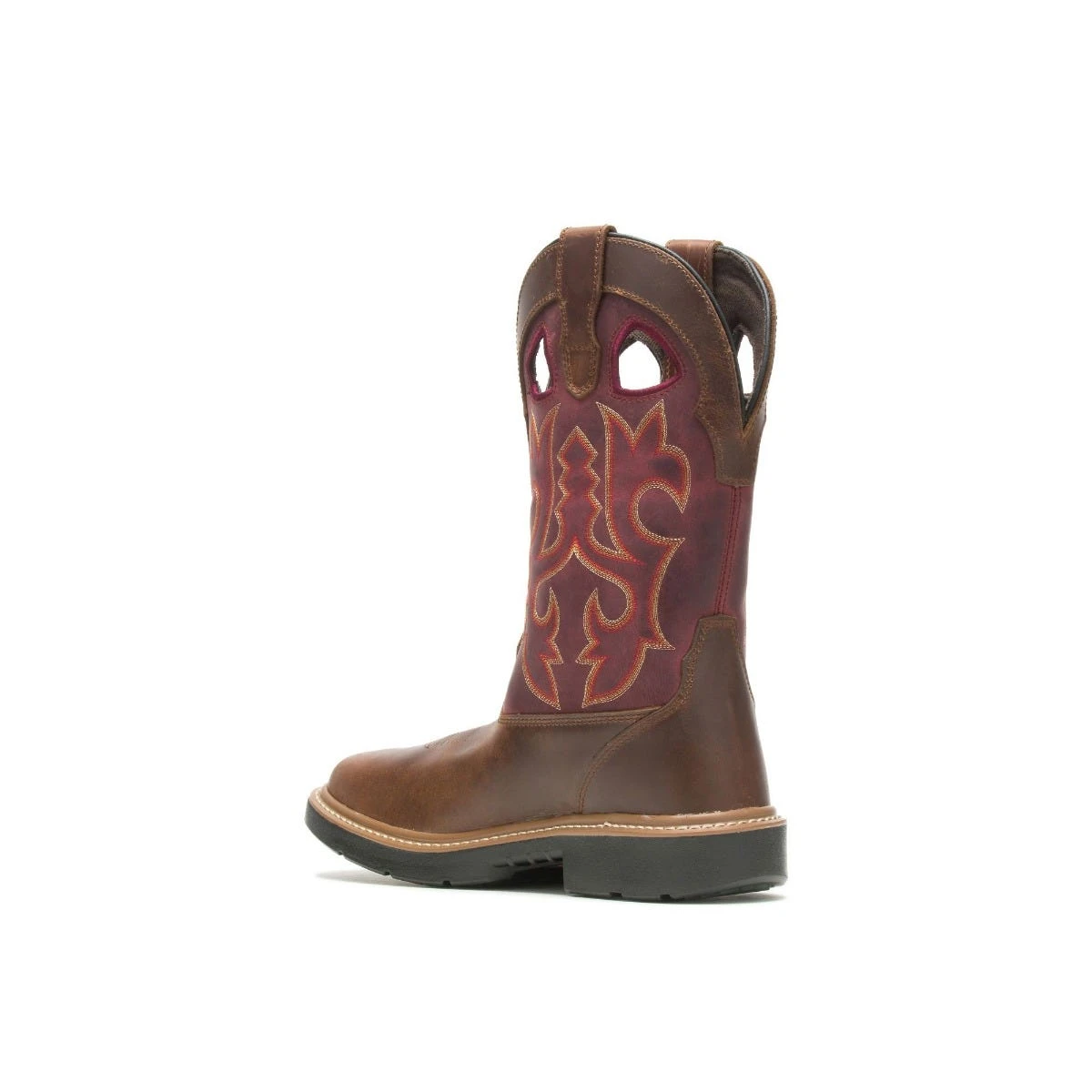 Wolverine Boots: Men's W211132 Red Steel Toe Rancher Durashocks Wellington Work Boots 5 Wolverine Boots: Men's W211132 Red Steel Toe Rancher Durashocks Wellington Work Boots - Image 3
