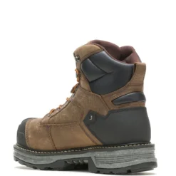 Wolverine Boots: Men's W211135 Brown Carbonmax Toe Hellcat Ultraspring Heavy Duty 6" Work Boot -doublehboots shop wbsm w211135 012721 s22 225