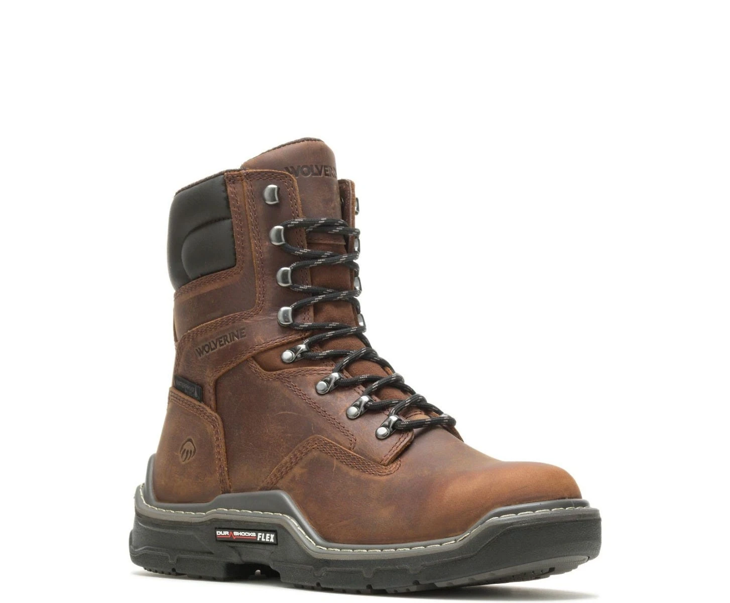 Wolverine Boots: Men's W211162 Peanut Raider Durashocks Waterproof 8" Carbonmax Work Boot 3 Wolverine Boots: Men's W211162 Peanut Raider Durashocks Waterproof 8" Carbonmax Work Boot