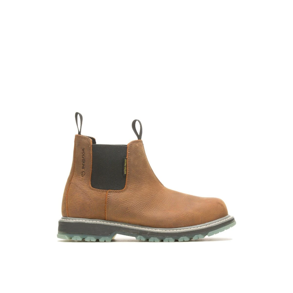 Wolverine Boots: Men's W231018 Sudan Brown Steel Toe Floorhand LX Waterproof Romeo Work Boot 4 Wolverine Boots: Men's W231018 Sudan Brown Steel Toe Floorhand LX Waterproof Romeo Work Boot - Image 2