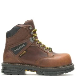 Wolverine Boots: Women's W211154 Tobacco Carbonmax Toe Hellcat Ultraspring 6" Work Boot -doublehboots shop wbsw w211154 012721 s22 0001