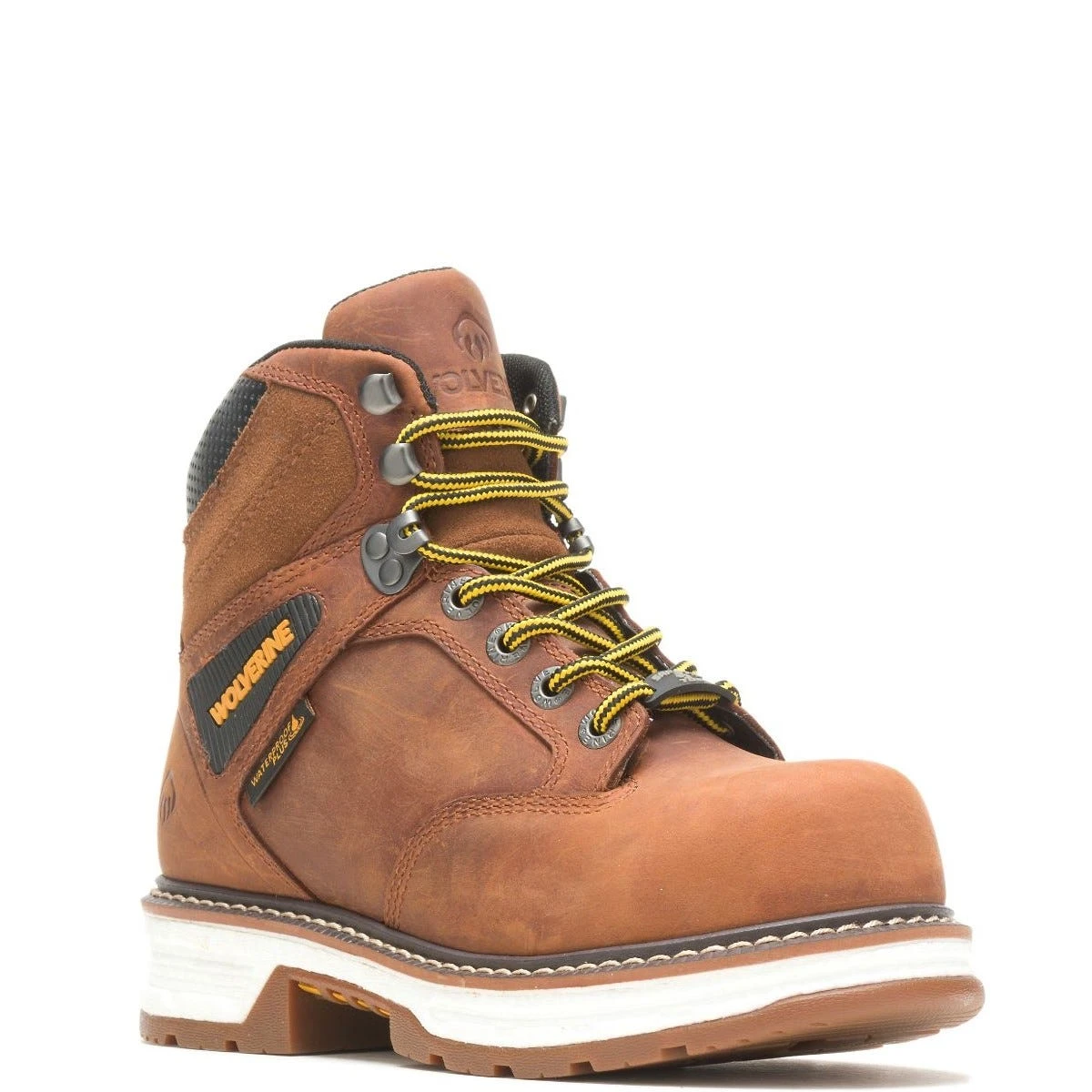 Wolverine Boots: Women's W211155 Brown Composite Toe Hellcat Ultraspring Carbonmax 6" Work Boot 3 Wolverine Boots: Women's W211155 Brown Composite Toe Hellcat Ultraspring Carbonmax 6" Work Boot