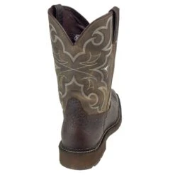 Justin Boots: Men's Cactus SE4313 Amarillo Steel Toe Stampede Work Boots -doublehboots shop wk4313 3