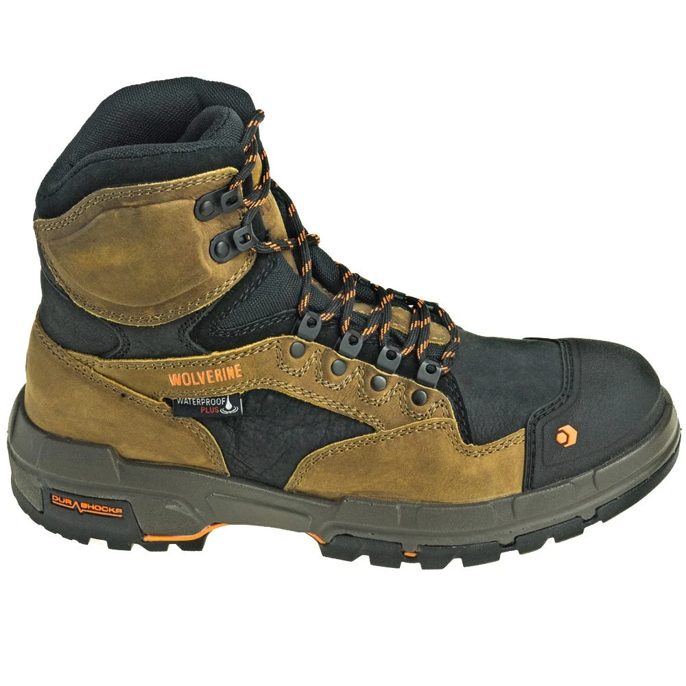 Wolverine Boots: Men's 10611 Waterproof EH 6-Inch Safety Toe Work Boots 6 Wolverine Boots: Men's 10611 Waterproof EH 6-Inch Safety Toe Work Boots - Image 4